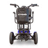 EW-22 Folding Mobility Scooter in Blue Front View