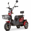 EWheels EW-12 Three Wheel Scooter Red Front Left View