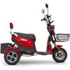 EWheels EW-12 Three Wheel Scooter Red Right Side View