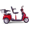 EWheels EW-66 2-Passenger Heavy-Duty Scooter Red Right Side View