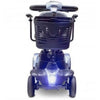 EWheels EW-M39 Portable Mobility Scooter Blue Front Light View