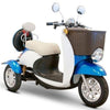 EWheels EW 11 Sport Euro Type Scooter Blue Front Right Side View
