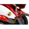 EWheels EW 11 Sport Euro Type Scooter Red Parts Backlights View