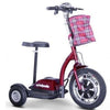 EWheels EW 18 Stand-N-Ride Mobility Scooter Red Front Right Side View