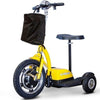 EWheels EW 18 Stand-N-Ride Mobility Scooter Yellow Front left Side View
