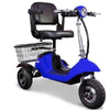 EWheels EW 20 Mobility Scooter Blue Front Right Side View