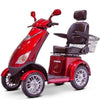 EWheels EW 72 Mobility Scooter Red Front Left Side View