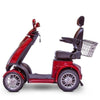 EWheels EW 72 Mobility Scooter Red Left Side View