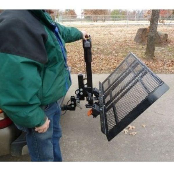 EWheels EW Electric Carrier Black Attached Lift View