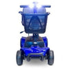 EWheels EW M34 Portable Mobility Scooter Blue Headlight View
