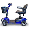EWheels EW M34 Portable Mobility Scooter Blue Left Side View