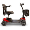 EWheels EW M35 Portable Mobility Scooter Red Right Side View