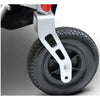 EWheels EW M45 Folding Power Wheelchair Front Wheel View