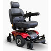 EWheels EW M48 Power Wheelchair Front Red Right Side View