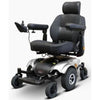 EWheels EW M48 Power Wheelchair Silver Front Left Side View