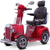 EWheels EW Vintage Recreational Scooter Red Front Left Side View