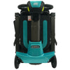 Enhance Mobility MOJO  Automatic Folding Scooter Aqua Folded Front View