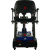 Enhance Mobility MOJO Automatic Folding Scooter Blue Unfolded Back Seat  View