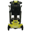 Enhance Mobility MOJO  Automatic Folding Scooter Lemony Lime Front  with Basket View