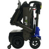 Enhance Mobility Mojo Folding Scooter Blue Folding Left Side View