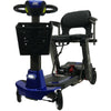 Enhance Mobility Mojo Folding Scooter Blue Front Side View