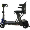 Enhance Mobility Mojo Folding Scooter Blue Right Side View