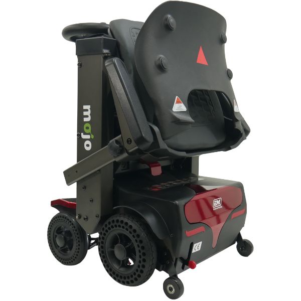 Enhance Mobility Mojo Folding Scooter Red Right Side View