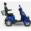 Ewheels EW 46 4 Wheel Mobility Scooter Blue Right Side View