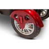 Ewheels EW 46 4 Wheel Mobility Scooter Red Tire View