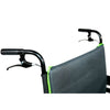 Feather Chair HD Back push Handles with Bicycle Style Brakes