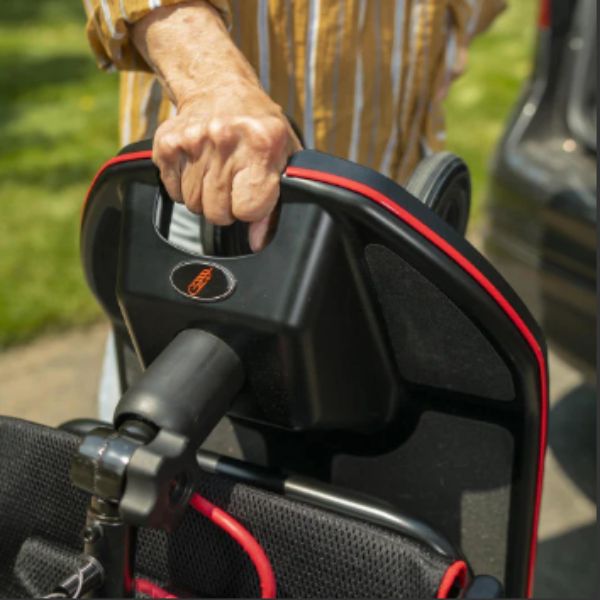 Feather Lightweight Electric Scooter Being carried