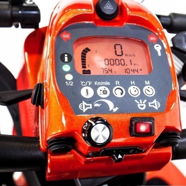 FreeRider USA FR1 4 Wheel Bariatric Mobility Scooter Dashboard View