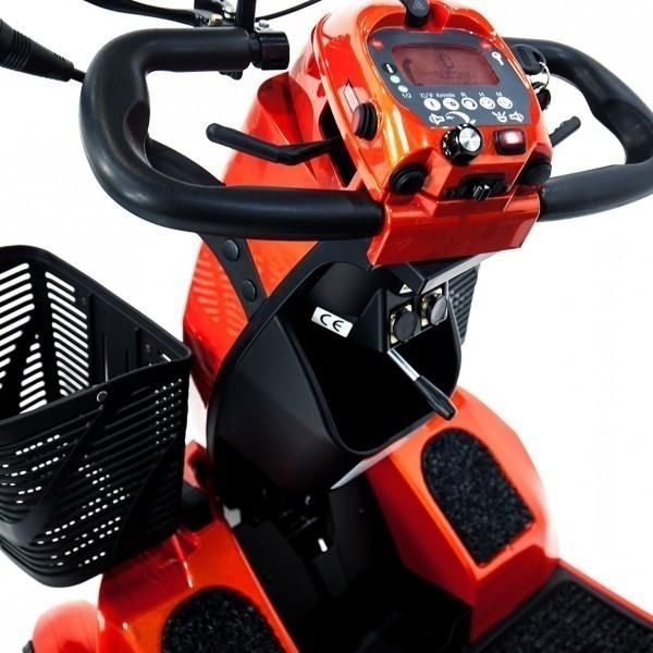 FreeRider USA FR1 4 Wheel Bariatric Mobility Scooter Delta Handlebar View