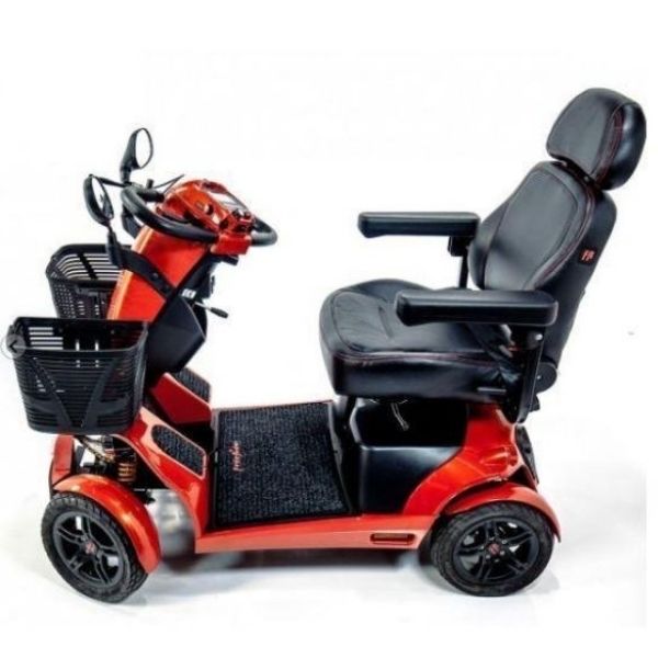 FreeRider USA FR1 4 Wheel Bariatric Mobility Scooter Left Side View