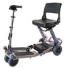 FreeRider USA Luggie Standard 4 Wheel Foldable Travel Scooter Champagne Front Side View