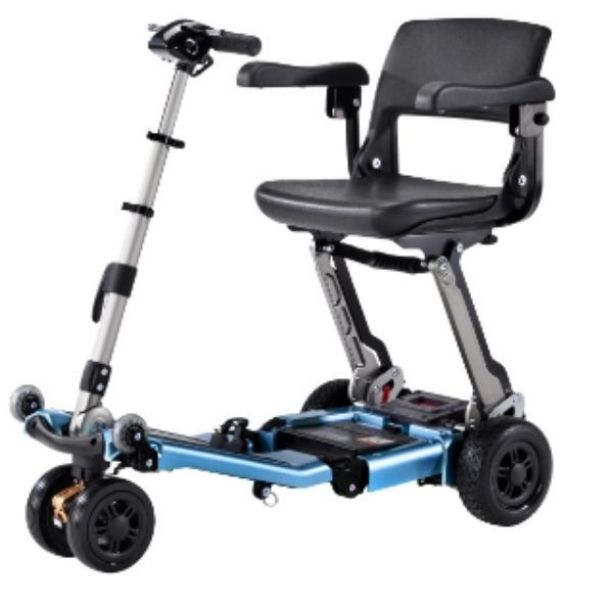 FreeRider USA Luggie Super Plus 3 Scooter Blue Front View