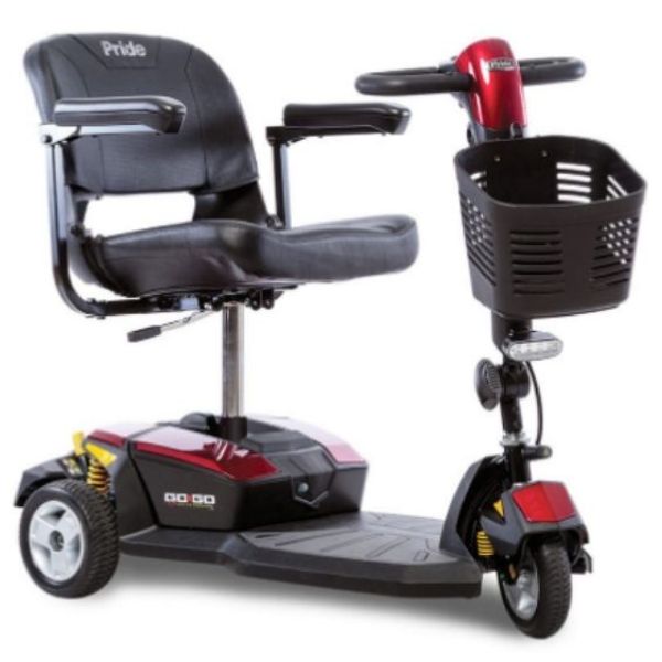 Go Go LX With CTS 3 Wheel Scooter SC50LX Red Front View