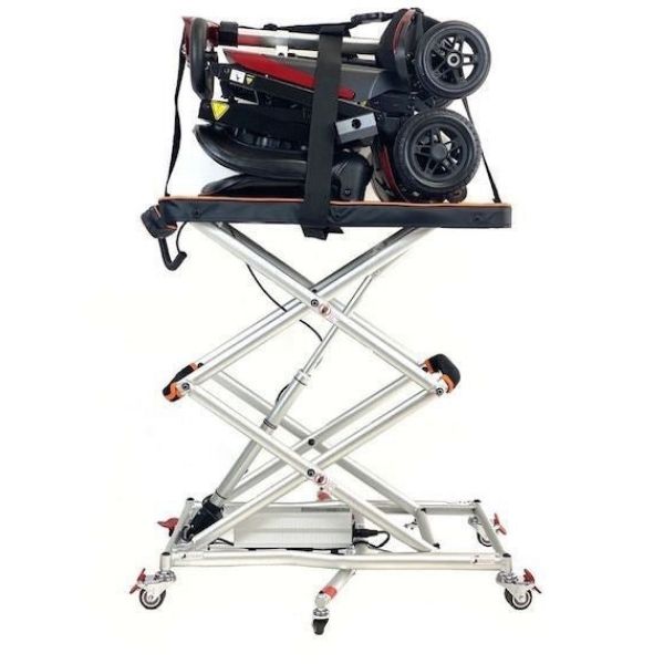 GoLite Portable Mini Lift Right Side View With Scooter
