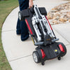 Golden Technologies Buzzaround Carry On Folding Mobility Scooter Ready to Hand Carry View