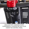 Golden Technologies Buzzaround LX3-Wheel battery Charging Under Control Panel View