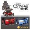 Golden Technologies Compass HD Bariatric Power Chair GP620M Shourd Color View