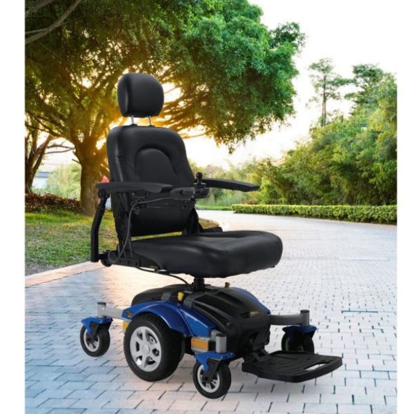 Golden Technologies Compass Sport Power Chair GP605 Blue Colors View