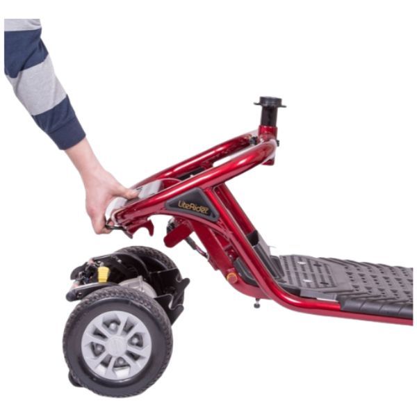 Golden Technologies LiteRider 3-Wheel Mobility Scooter GL111D Lifting the Frame