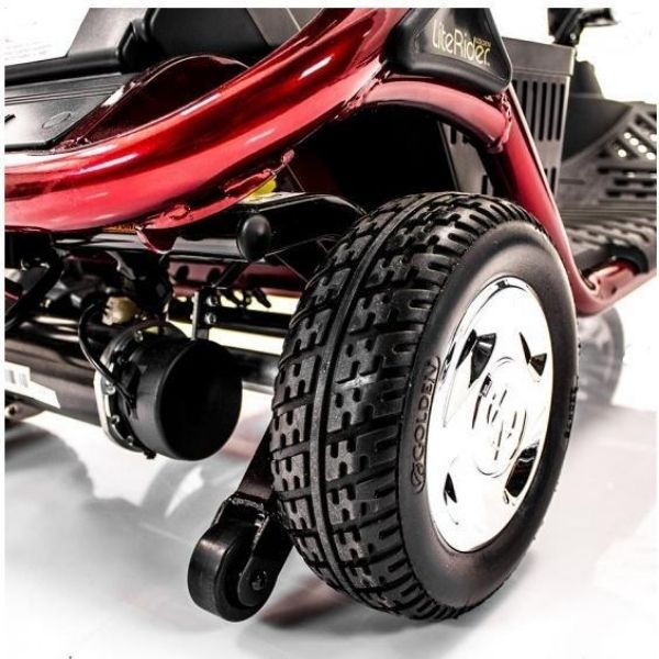 Golden Technologies LiteRider 3-Wheel Mobility Scooter GL111D Rear Wheel View