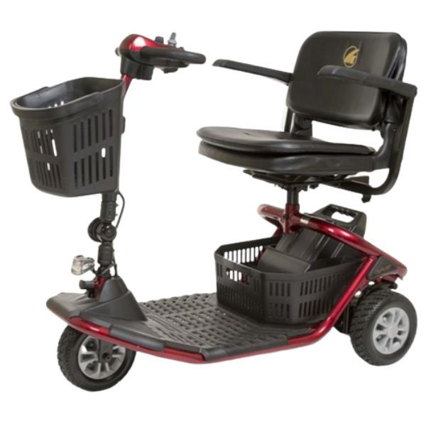 Golden Technologies LiteRider 3-Wheel Mobility Scooter GL111D Red