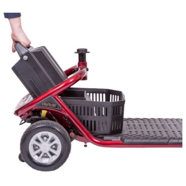 Golden Technologies LiteRider 3-Wheel Mobility Scooter GL111D Removing the Battery Pack View