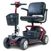 Golden Technologies LiteRider 4 Wheel Mobility Scooter GL141D  Red Color Front Side View