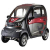 Green Transporter Q Runner Electric Transport Scooter Black and Red Color