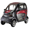 Green Transporter Q Runner Electric Transport Scooter Black and Red Color