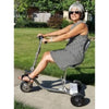 HandyScoot Folding 3 Wheel Travel Mobility Scooter with Passenger Side View